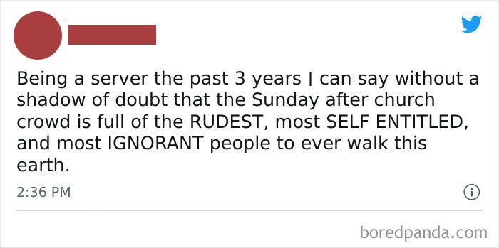 You Would Think They Would Be Nicer After Leaving Church