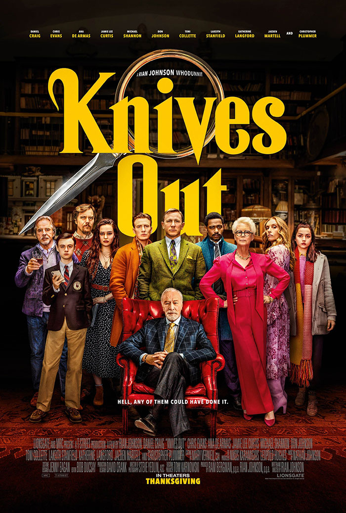 Poster of Knives Out movie 