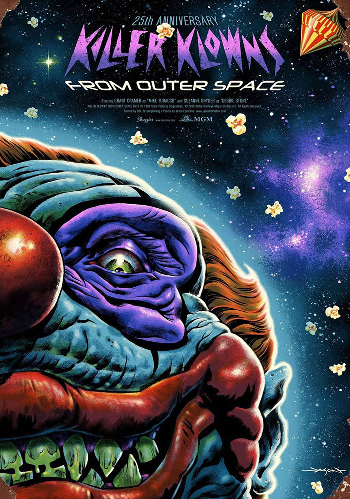 Poster of Killer Klowns From Outer Space movie 