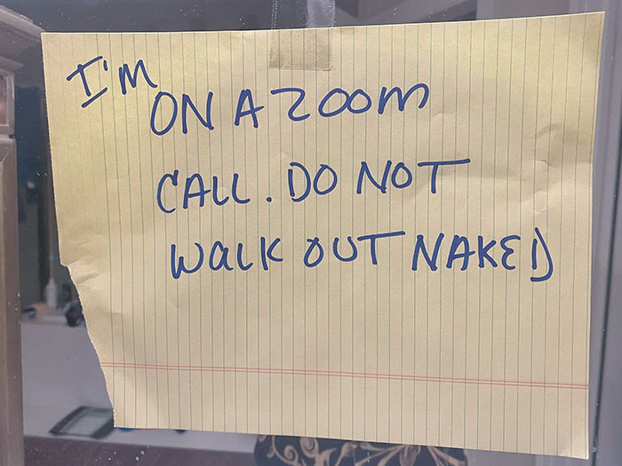 A Friend’s Note To Her Husband This Morning