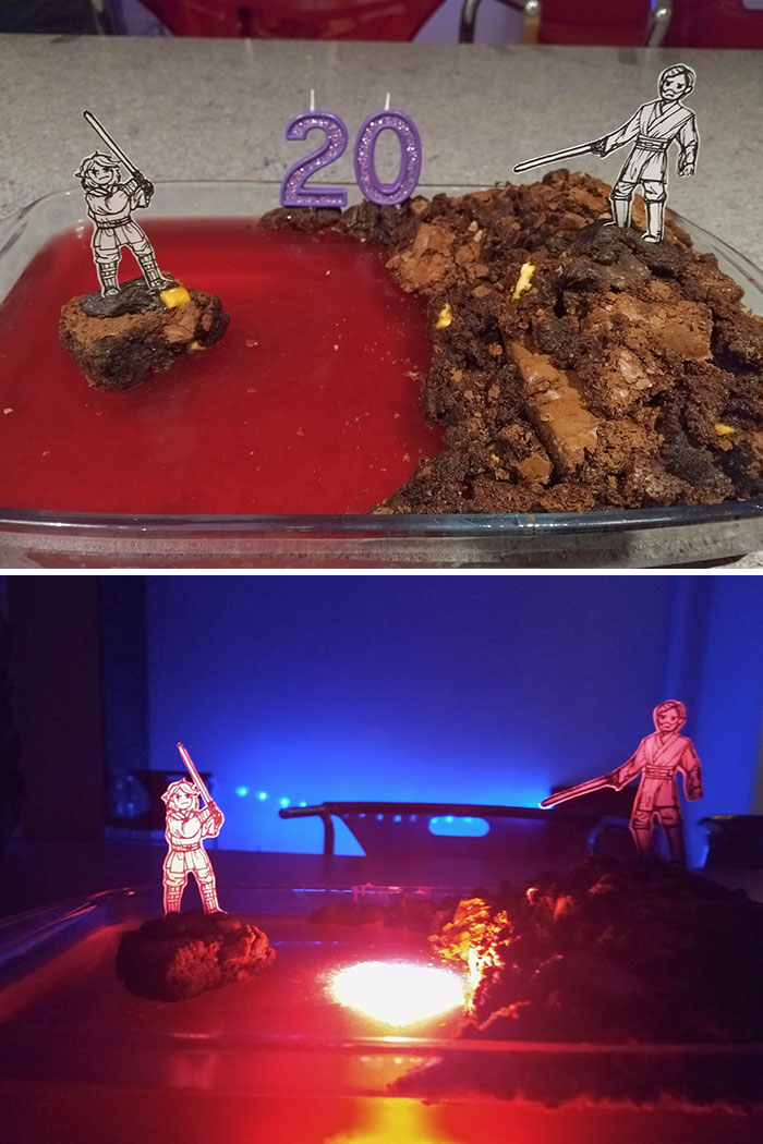 Pastel que hice para el cumpleaños de mi novio