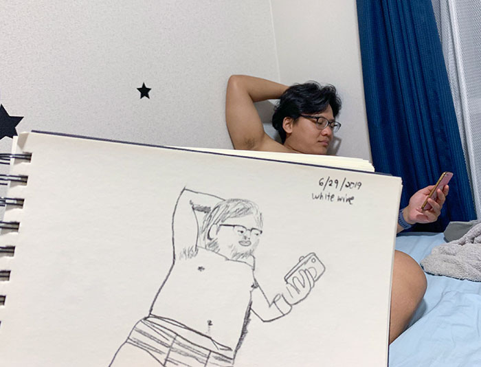 My Drunk Girlfriend Tried To Draw Me