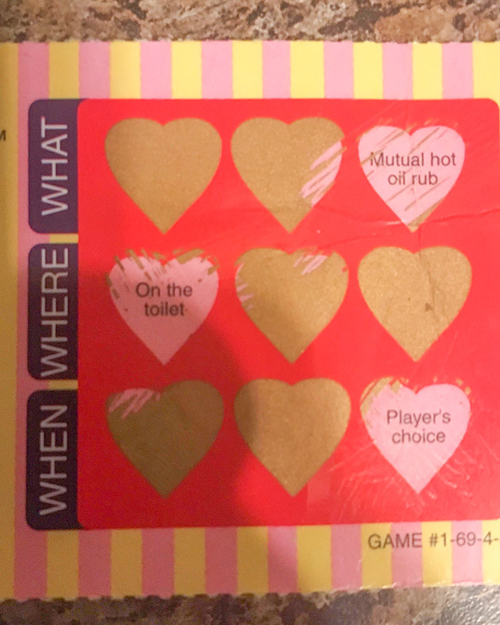 I Bought My Husband A "Sexy" Scratch Off Ticket. He Wasn't Amused