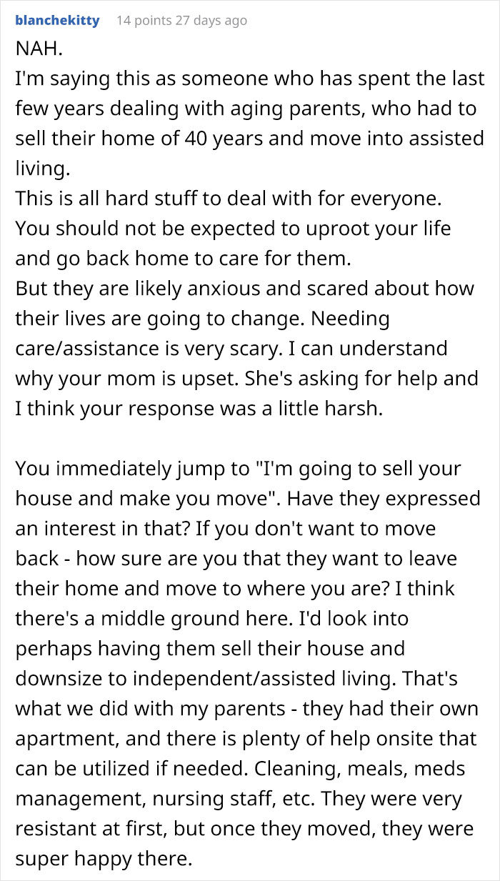 Gay Man Tells His Elderly Parents That He Won't Move Back Because Of The "Bad Memories Of Growing Up" There, Family Drama Ensues