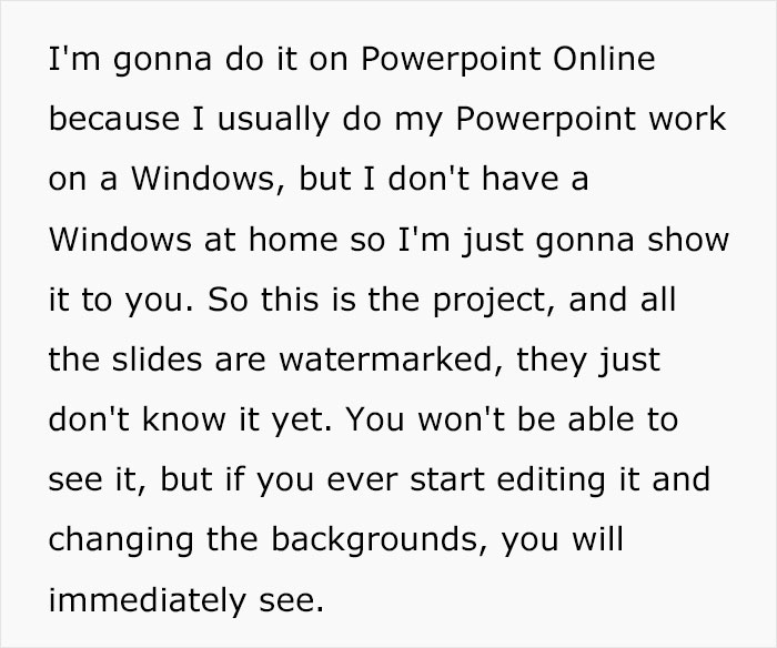 Employee Tired Of Boss Stealing Her Work Starts Adding A Hidden Signature To All Of Her Presentations, Shows How To Do It After Going Viral