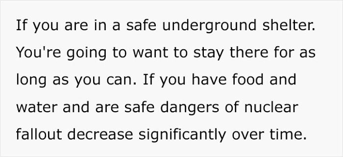 Guy Gives 8 Tips On What To Do In Case Of A Nuclear Explosion, Provided In The US Armed Forces Survival Manual