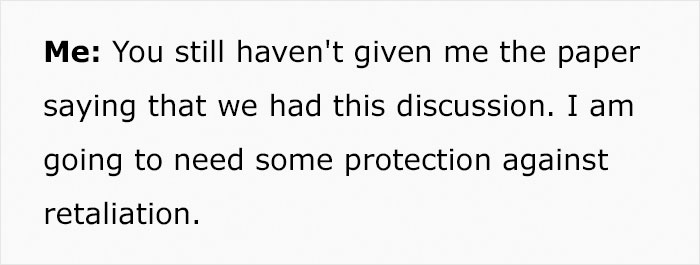 Management Bites Their Tongue When They Realize Employee Knows It's Illegal To Have A Policy Against Discussing Wages
