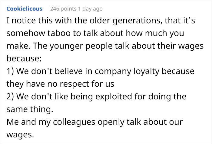 Management Bites Their Tongue When They Realize Employee Knows It's Illegal To Have A Policy Against Discussing Wages