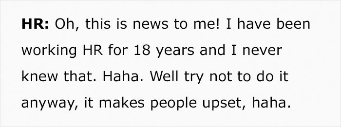 Management Bites Their Tongue When They Realize Employee Knows It's Illegal To Have A Policy Against Discussing Wages