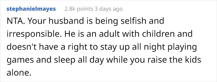 Husband Ignores Family Emergency To Take A Nap, Tries To Put All The Blame On His Wife Husband Ignores Family Emergency To Take A Nap, Tries To Put All The Blame On His Wife