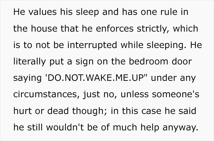 Husband Ignores Family Emergency To Take A Nap, Tries To Put All The Blame On His Wife Husband Ignores Family Emergency To Take A Nap, Tries To Put All The Blame On His Wife