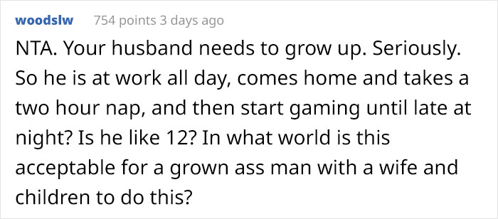 Husband Ignores Family Emergency To Take A Nap, Tries To Put All The Blame On His Wife Husband Ignores Family Emergency To Take A Nap, Tries To Put All The Blame On His Wife