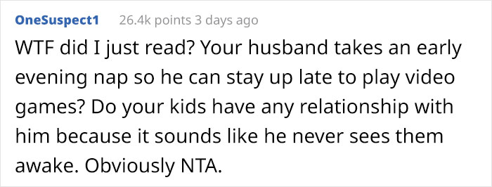 Husband Ignores Family Emergency To Take A Nap, Tries To Put All The Blame On His Wife Husband Ignores Family Emergency To Take A Nap, Tries To Put All The Blame On His Wife