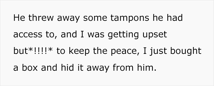 Woman Is Forced To Hide Tampons From Husband Who Hates Them, Finally Snaps When He Throws Away The Whole Box