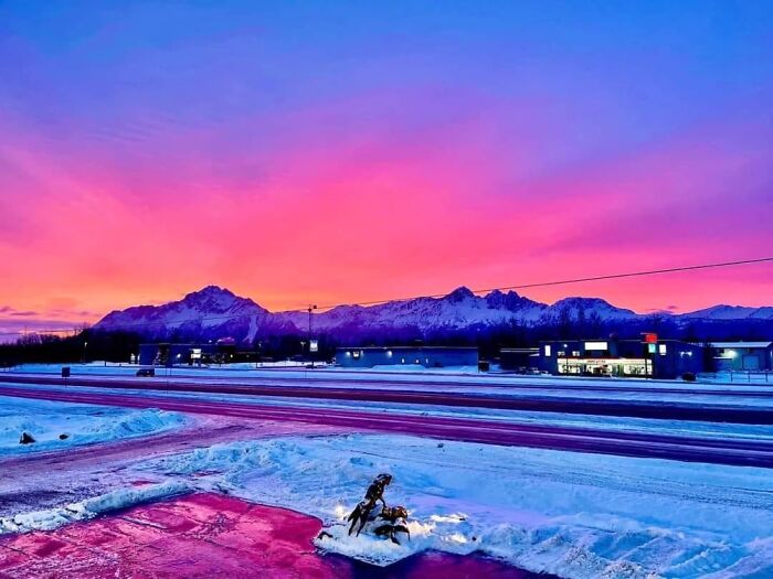 I Know I’ve Already Posted Here , But A Beautiful “Spring” Alaskan Sunrise The Other Morning