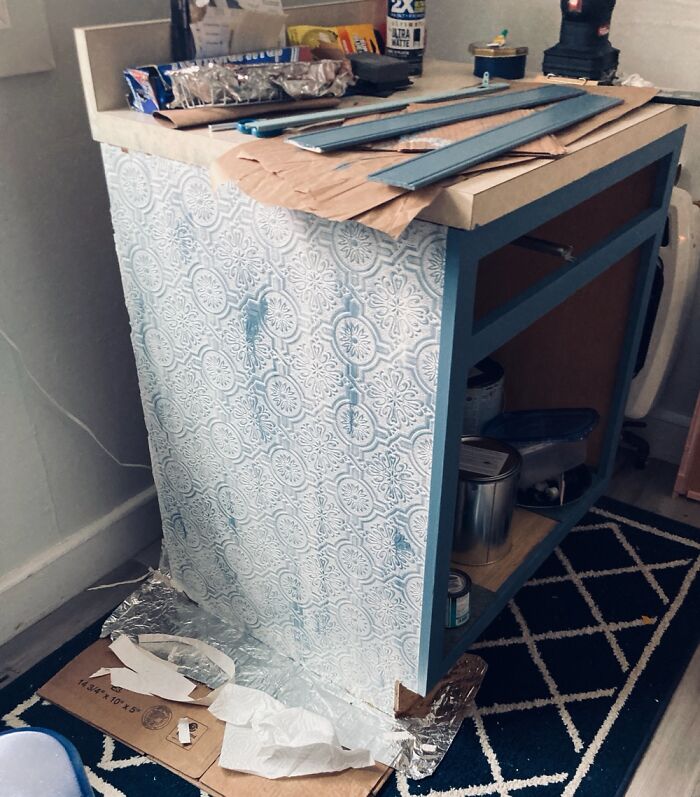 Cabinet That I Am Repurposing For Art Supply Storage