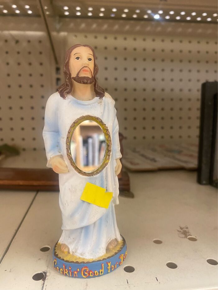 This “Lookin Good For Jesus” Object. I’m So Proud Of This $.25 Find.