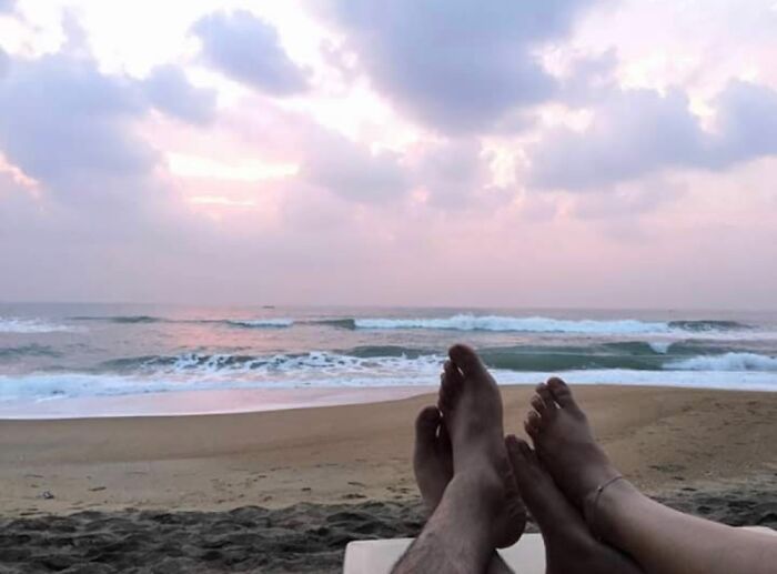 Sunset, Pondicherry, India