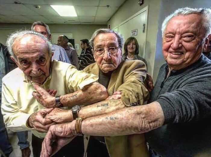 Three Jewish Men Who Arrived At Auschwitz On The Same Day, Reunite 73 Years Later