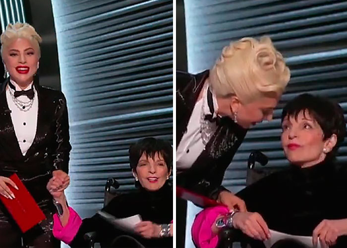 Dramatic Oscars Ceremony Finished Off With Heartwarming Wholesomeness Thanks To Lady Gaga Graciously Helping Liza Minnelli