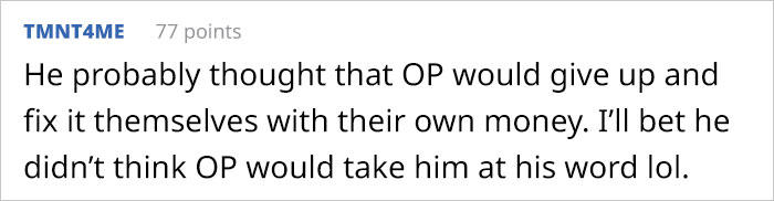 Landlord Refuses To Fix A Leak, Gets A $8,000 Bill To Repair The Damage That The Water Did To Other Apartments Landlord Refuses To Fix A Leak, Gets A $8,000 Bill To Repair The Damage That The Water Did To Other Apartments