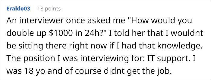 14 Times People Were Shocked By How Ridiculously Formal Minimum Wage Job Interviews Were, And Opposite Stories