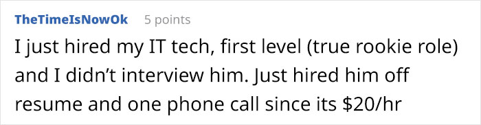 14 Times People Were Shocked By How Ridiculously Formal Minimum Wage Job Interviews Were, And Opposite Stories