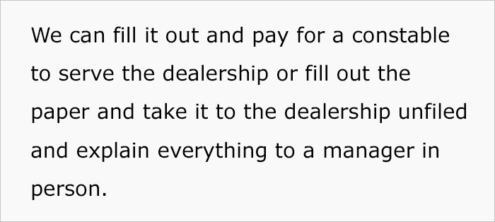 Guy Maliciously Complies And Files A Claim Against A Car Dealership That Overcharged Him, Top Management Eavesdrops And Sorts Things Out