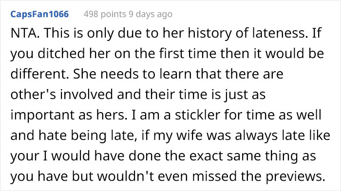 "I'd Do It Again": Husband Can't Stand Wife Being 'Chronically Late', So He Decides To Teach Her A Lesson