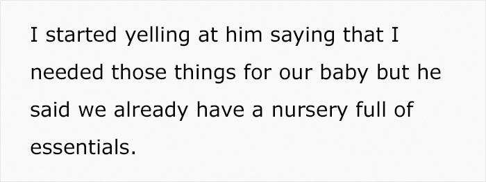 "Am I The [Jerk] For Telling Everyone That My Husband Sold All My Baby Shower Gifts?"