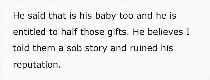 "Am I The [Jerk] For Telling Everyone That My Husband Sold All My Baby Shower Gifts?"