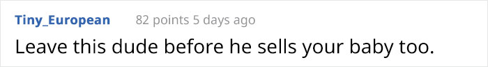 "Am I The [Jerk] For Telling Everyone That My Husband Sold All My Baby Shower Gifts?"