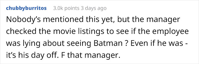 Employee Shares Screenshots Of His Manager Completely Losing It After He Refused To Come In On His Day Off Employee Shares Screenshots Of His Manager Completely Losing It After He Refused To Come In On His Day Off