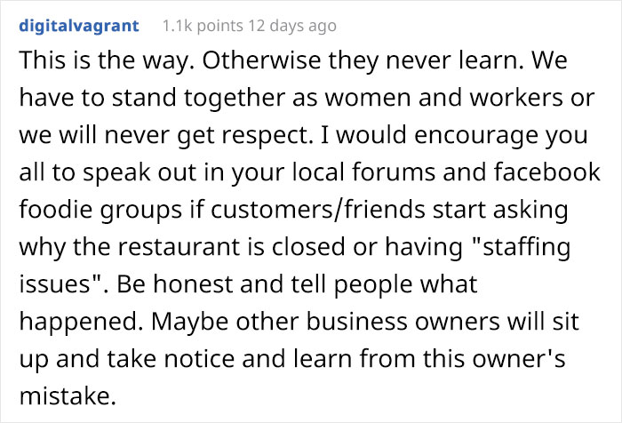 12 Waitresses Decide Not To Show Up For Work After Boss Promotes "Son Of A Friend" Without Any Experience Over Them 12 Waitresses Decide Not To Show Up For Work After Boss Promotes "Son Of A Friend" Without Any Experience Over Them