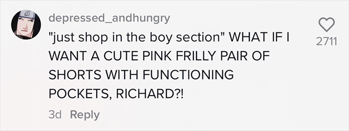 Target Shopper Reveals A Startling Difference Between Girls' And Boys' Clothing Functionality At Target, Goes Viral On TikTok Target Shopper Reveals A Startling Difference Between Girls' And Boys' Clothing Functionality At Target, Goes Viral On TikTok