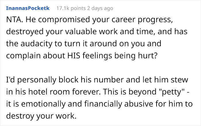 Guy Deletes All Of His Fiancée's Work Because She Doesn't Go With Him To A Birthday Party Guy Deletes All Of His Fiancée's Work Because She Doesn't Go With Him To A Birthday Party