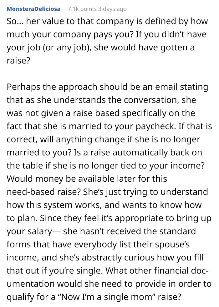 Man Is 'Completely Gobsmacked' By Wife's Sexist Boss Who Won't Give Her A Raise Because Her Husband Has A Good Salary