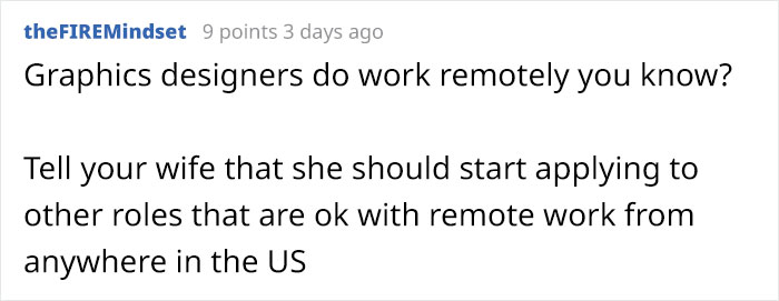 Man Is 'Completely Gobsmacked' By Wife's Sexist Boss Who Won't Give Her A Raise Because Her Husband Has A Good Salary