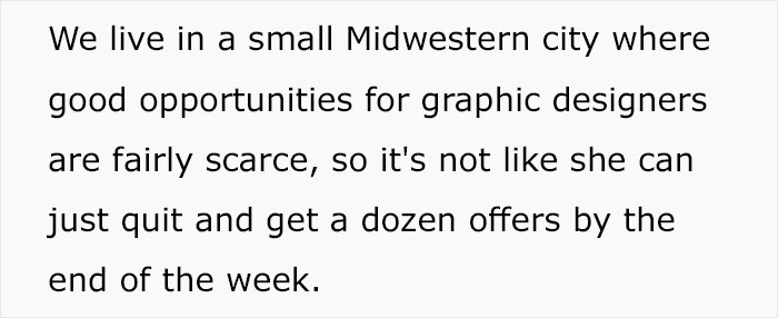 Man Is 'Completely Gobsmacked' By Wife's Sexist Boss Who Won't Give Her A Raise Because Her Husband Has A Good Salary