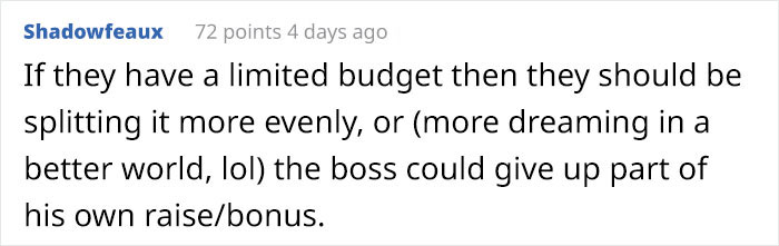 Man Is 'Completely Gobsmacked' By Wife's Sexist Boss Who Won't Give Her A Raise Because Her Husband Has A Good Salary