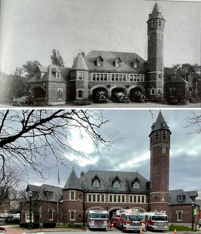 My Town’s Fire House: Circa 1926 vs. 2021