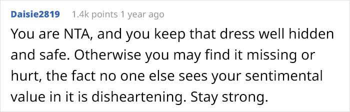 Mom Asks If She Was Wrong To Refuse To Let Her Stepdaughter Use Her Deceased Daughter&rsquo;s Wedding Dress