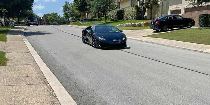 This Jerk (My Next-Door Neighbor) Accelerates At 60 Mph In My Tiny Neighborhood. He Almost Hit Me The Other Day