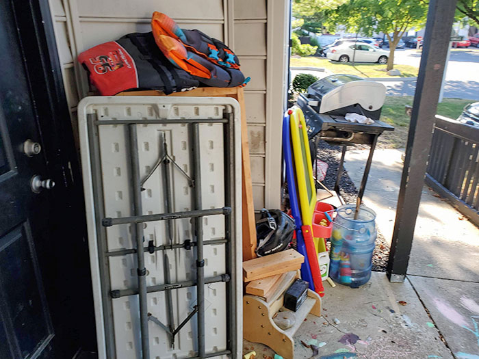 Have A Shared Doorstep With My Neighbors. They Seem To Think This Is Okay