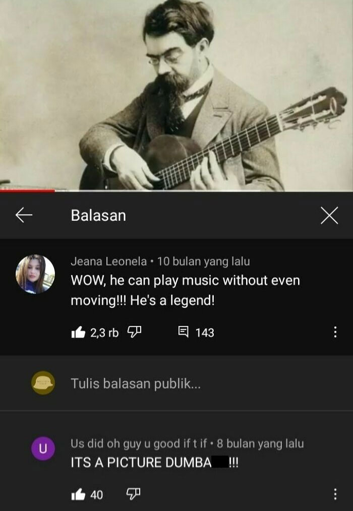 It's Just A Picture You Dumbass