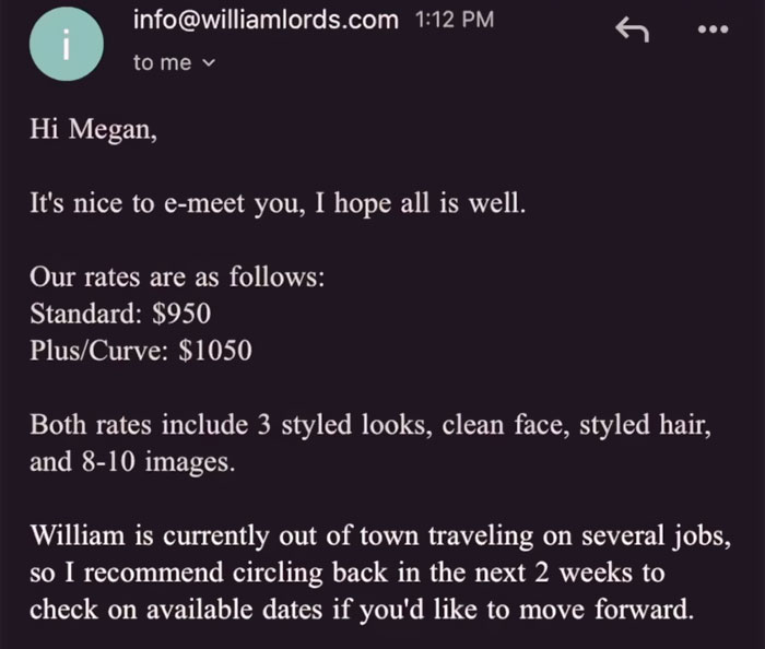 Photographer Charges $100 More For Plus-Size Models, Tries To Justify It Online But People Are Not Buying His Excuses