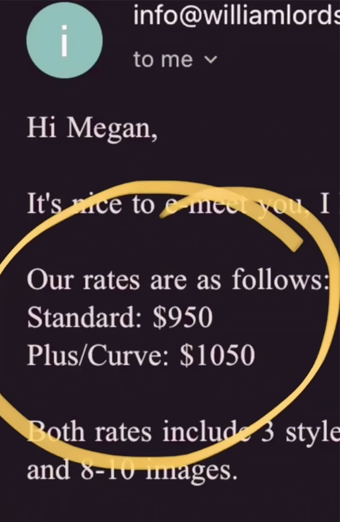 Photographer Charges $100 More For Plus-Size Models, Tries To Justify It Online But People Are Not Buying His Excuses