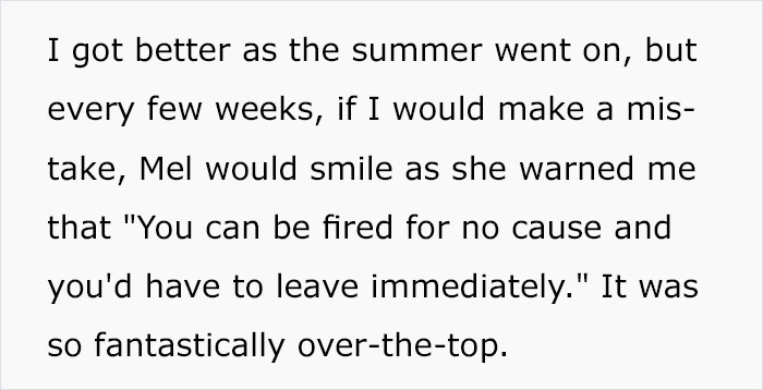 Woman Quits Her Job After Being Constantly Reminded She Can Be Fired Any Moment, Leaves Boss In "Fumes" Woman Quits Her Job After Being Constantly Reminded She Can Be Fired Any Moment, Leaves Boss In "Fumes"
