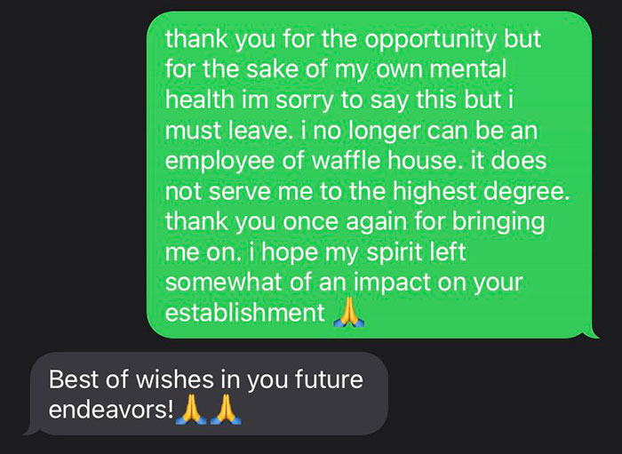 14 Screenshots Of People&rsquo;s &lsquo;I Quit&rsquo; Texts Because &lsquo;Screw That, I Deserve Better&rsquo;