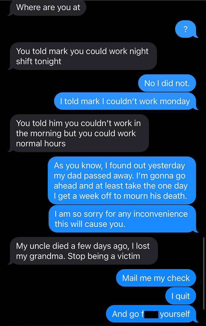 14 Screenshots Of People&rsquo;s &lsquo;I Quit&rsquo; Texts Because &lsquo;Screw That, I Deserve Better&rsquo;